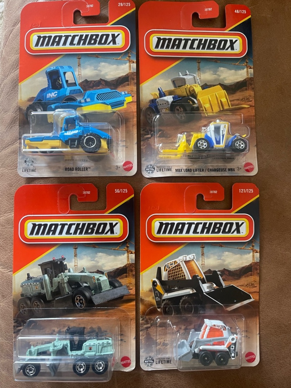 Matchbox Kids Construction Vehicles 4-Pack; Skidster